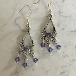 🌻Sterling  Silver Boho Hanging Earrings🌻